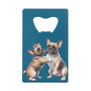 Französische Bulldoggen sehr verliebt