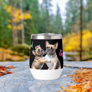 Französische Bulldoggen sehr verliebt