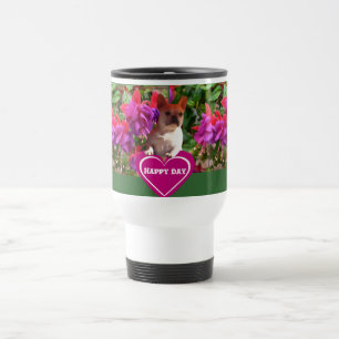 Französische Bulldoggen Travel Mug