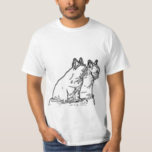 französische Bulldoggen zwei Freunde T-Shirt