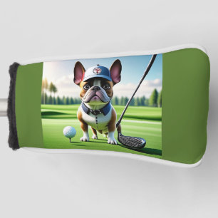 Französischen Bulldoggen golfplatz Golf Head Cover