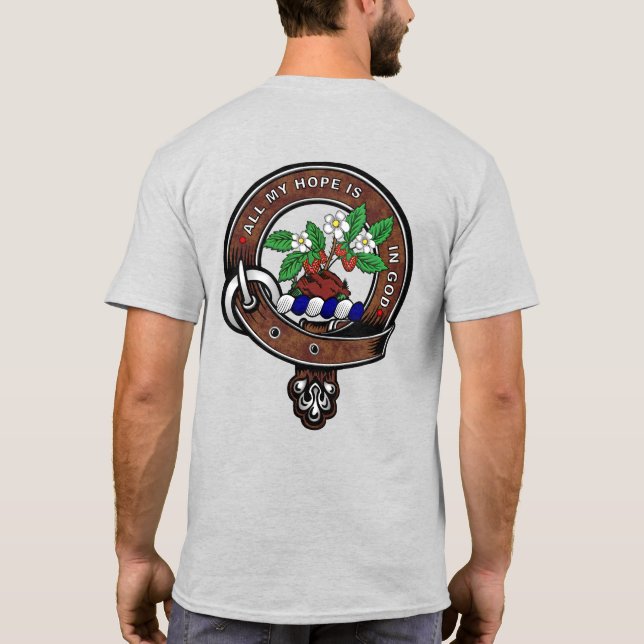 Fraser Clan Badge T-Shirt (Back)
