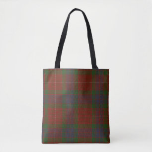 Fraser Clan Tartan Tote Bag