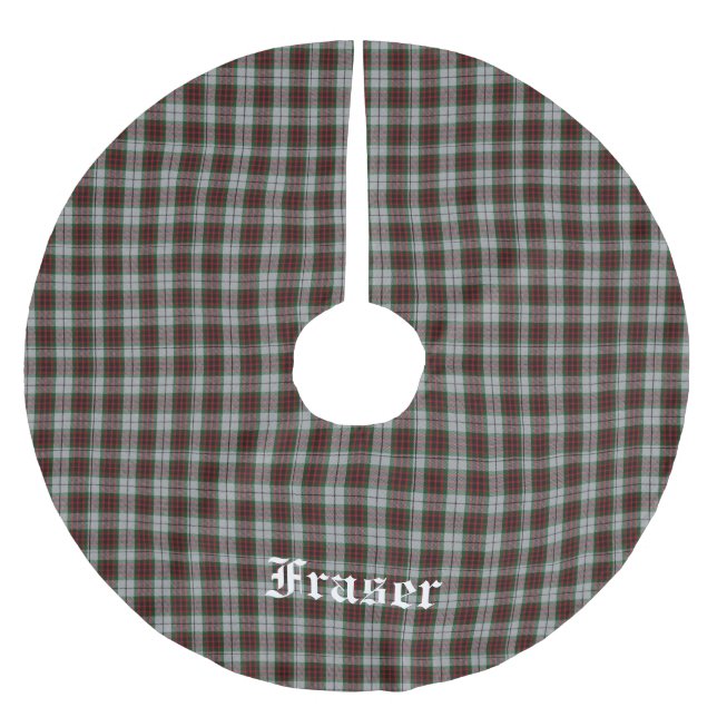 Fraser Dress Tartan Plaid Tree Skirt (Front)