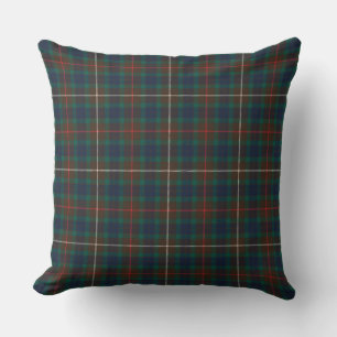 Fraser Hunting Tartan Plaid Pattern Cushion