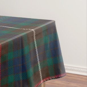 Fraser Hunting Tartan Scottish Clan Plaid Tablecloth