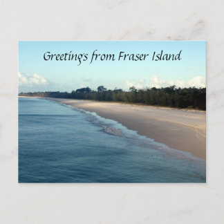fraser island greetings postcard