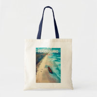 Fraser Island K'gari Australia Travel Art Vintage
