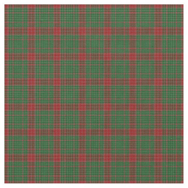 Fraser of Castle Leathers Tartan Plaid Fabric (Close Up)