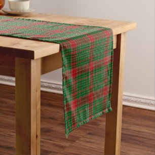 Fraser of Castle Leathers Tartan Short Table Runner