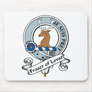 Fraser of Lovat Clan Badge Mouse Pad