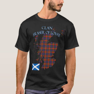Fraser of Lovat Scottish Clan Tartan Scotland T-Shirt