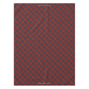 Fraser Official Tartan with monogram / name Tablecloth