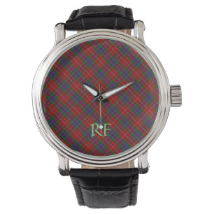 Fraser Official Tartan with monogram / name Watch