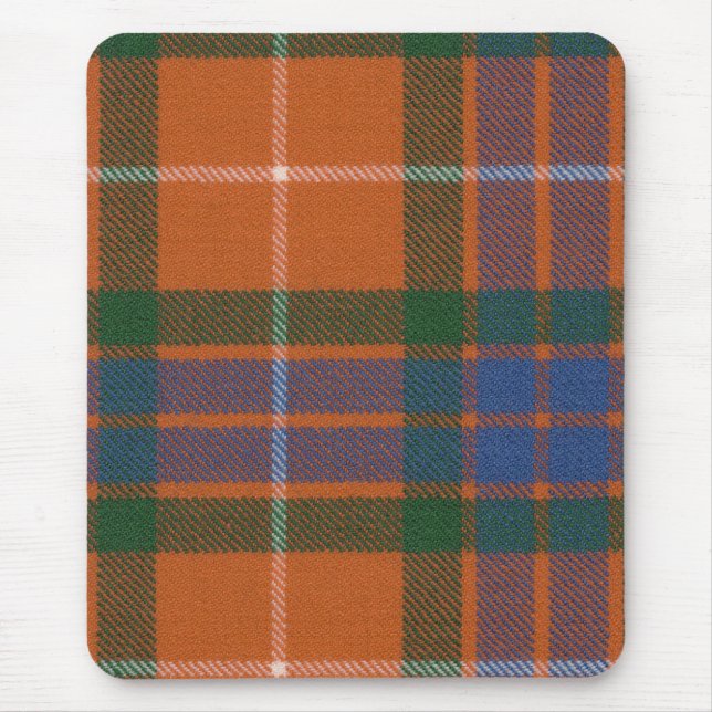 Fraser Red Ancient Tartan Mousepad (Front)