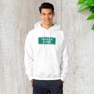 Fraser River Highway Sign British Columbia Canada  Hoodie
