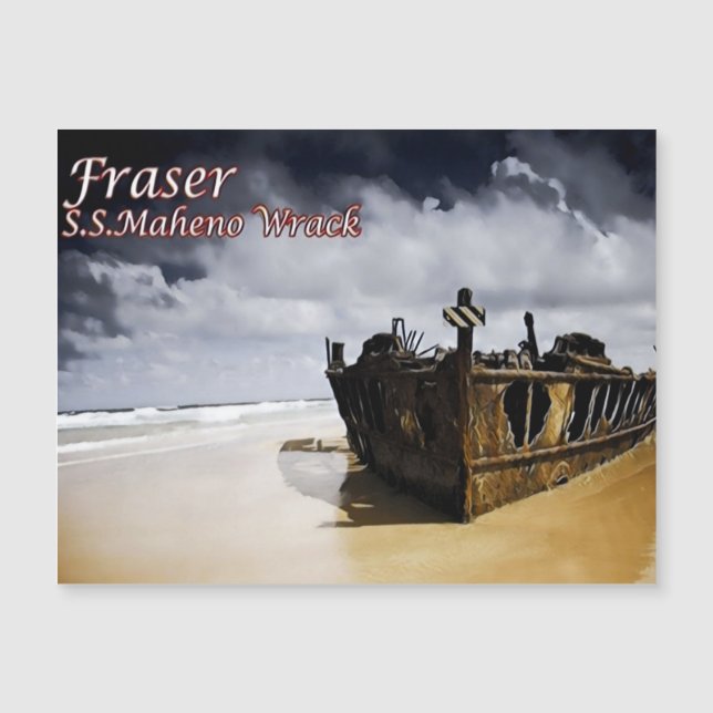 Fraser - S.S.Maheno Wrack - Australia - (Front)
