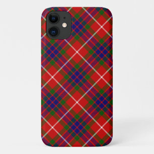 Fraser tartan red green blue purple plaid Case-Mate iPhone case