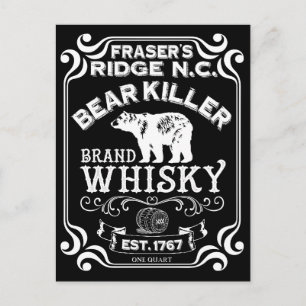 Fraser's Ridge Whisky Postcard
