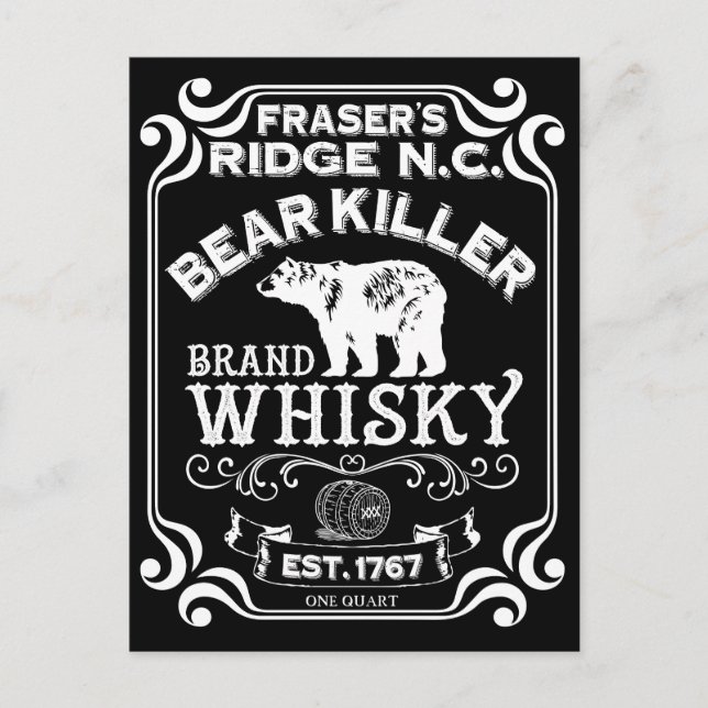 Fraser's Ridge Whisky Postcard (Front)