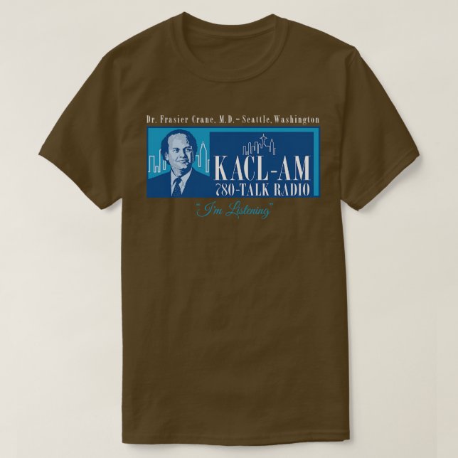 Frasier Crane KACL radio station T-Shirt (Design Front)