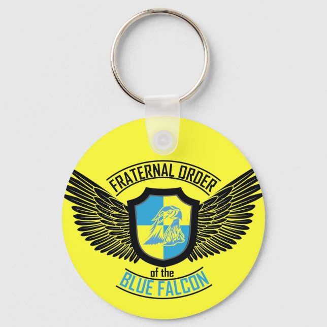 Fraternal Order of The Blue Falcon, Blue Falcon Key Ring (Front)