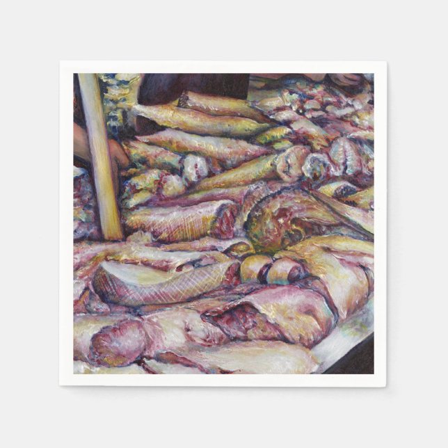 Fraternising with Fresh Fish Napkin (Front)