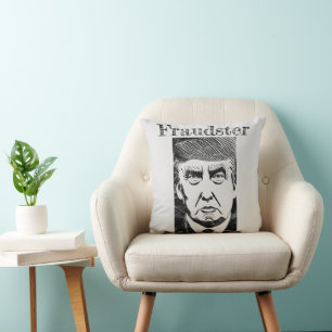 Fraudster Throw Pillow