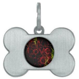 Frayed Edges, Strong Heart: Unbreakable Love  Pet ID Tag