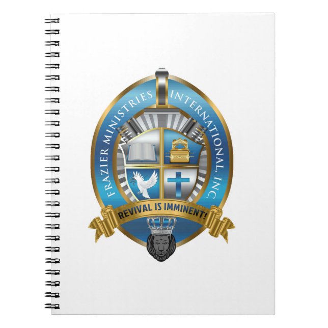 Frazier Ministries spiral Notebook (Front)