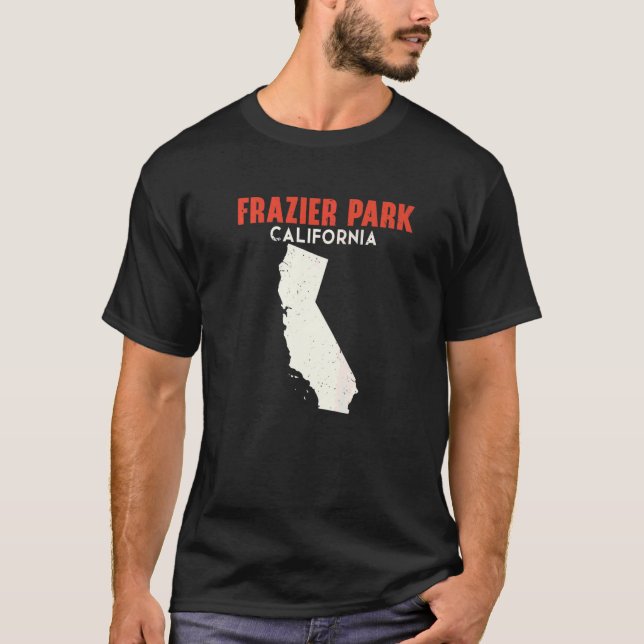 Frazier Park California USA State America Travel C T-Shirt (Front)