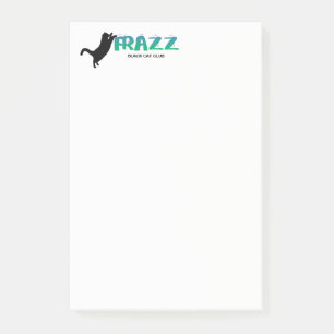 Frazz! Black Cat Post-It Notes
