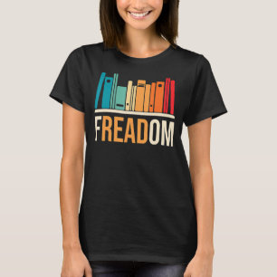 Freadom Anti Ban Books Freedom To Read Book Readi T-Shirt