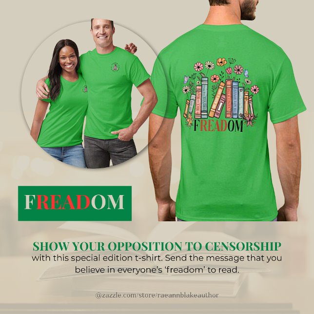 FREADOM "Freedom to Read" Unisex T-Shirt (Creator Uploaded)