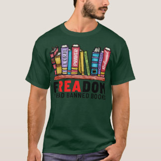 Freadom I Read Banned Books 3 T-Shirt