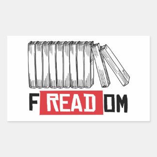 FREADOM RECTANGULAR STICKER