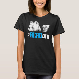 Freadom Vintage Retro I Read Banned Books T-Shirt