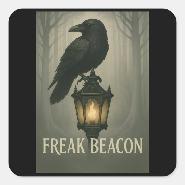Freak Beacon Raven Stickers (Front)