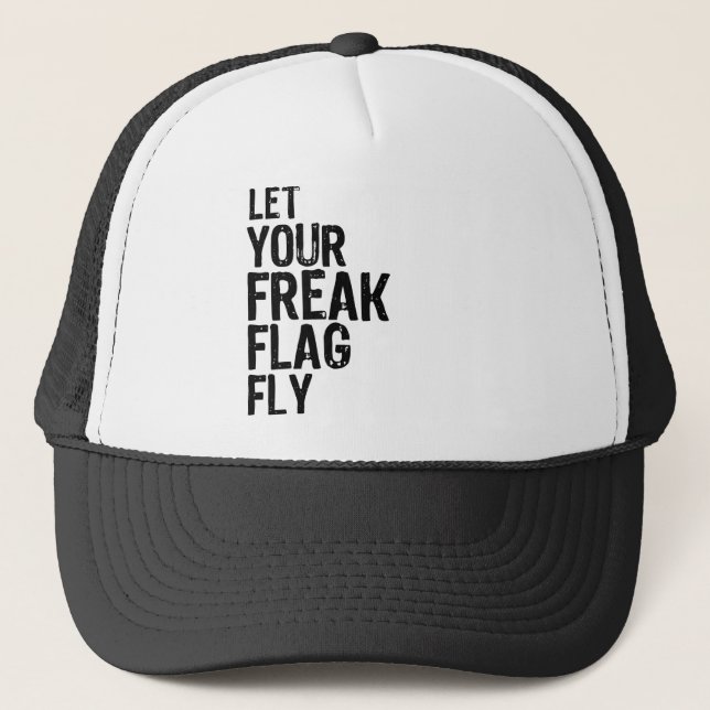 Freak Flag Trucker Hat (Front)