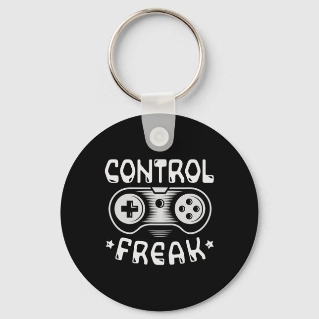 Freak - Funny Gaming Video Games Gamer  Key Ring (Front)