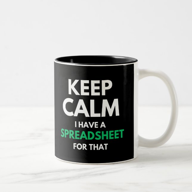 Freak in the Sheets - Funny Acoountant Two-Tone Co Coffee Mug (Right)