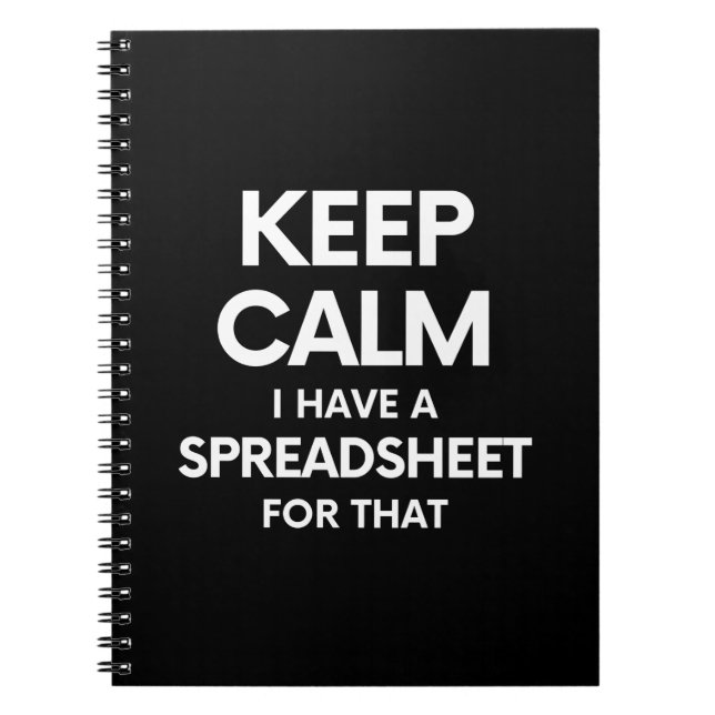 Freak in the Sheets - Spreadsheets Microsoft Excel Notebook (Front)