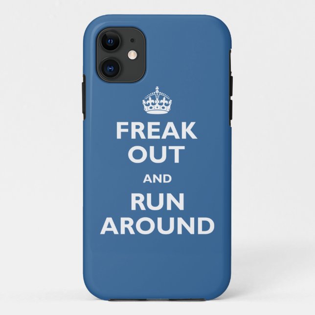 Freak Out & Run Around Case-Mate iPhone Case (Back)