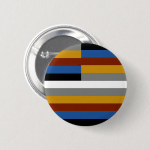 Freak Pride Flag 6 Cm Round Badge