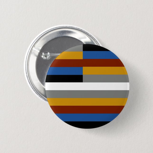 Freak Pride Flag 6 Cm Round Badge (Front & Back)