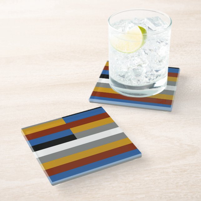 Freak Pride Glass Coaster (Angled)