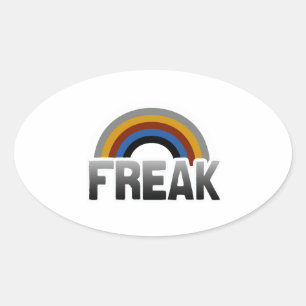 Freak Pride Oval Sticker