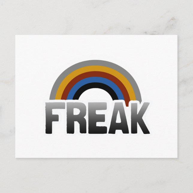 Freak Pride Postcard (Front)