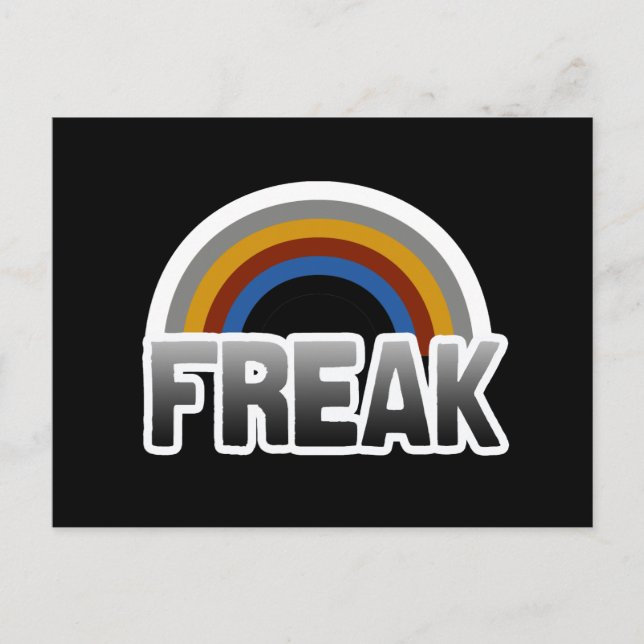 Freak Pride Postcard (Front)