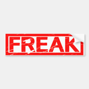 Freak Stamp Bumper Sticker
